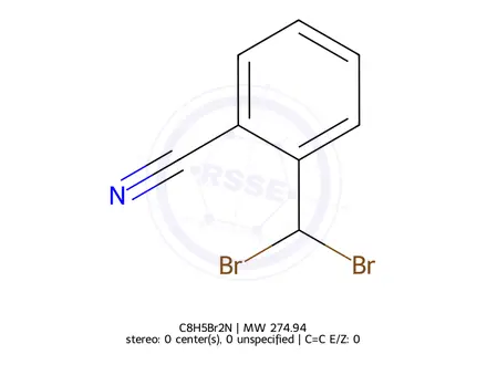 Chemical structure of 2-Dibromomethyl-benzonitrile