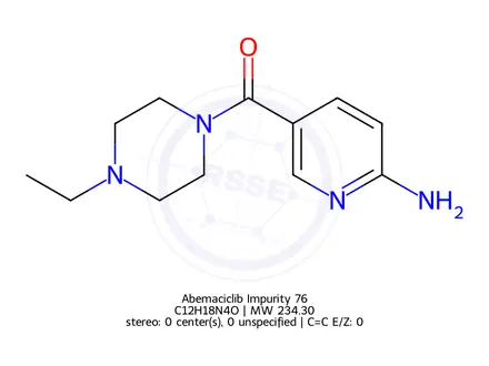 Chemical structure of Abemaciclib Impurity 76