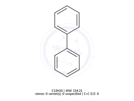 Chemical structure of Biphenyl