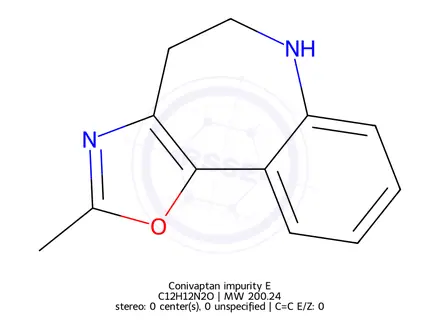 Chemical structure of Conivaptan impurity E