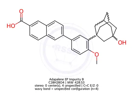 Chemical structure of Adapalene EP Impurity B