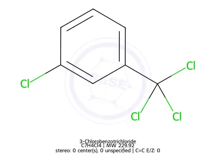 Chemical structure of 3-Chlorobenzotrichloride