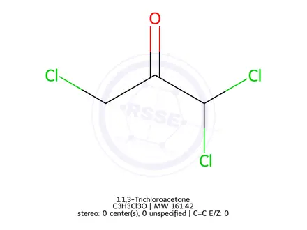 Chemical structure of 1,1,3-Trichloroacetone