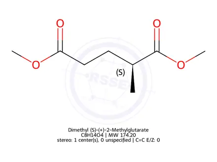 Chemical structure of Dimethyl (S)-(+)-2-Methylglutarate