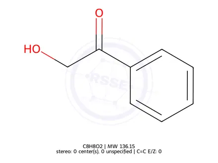 Chemical structure of 2-Hydroxy-1-phenylethanone
