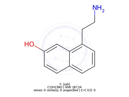 Chemical structure of Agomelatine Impurity 25
