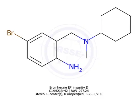 Chemical structure of Bromhexine EP Impurity D