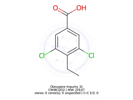 Chemical structure of Olanzapine Impurity 31