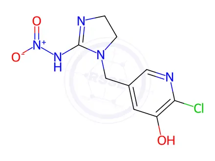 Chemical structure of Imidacloprid Impurity 1