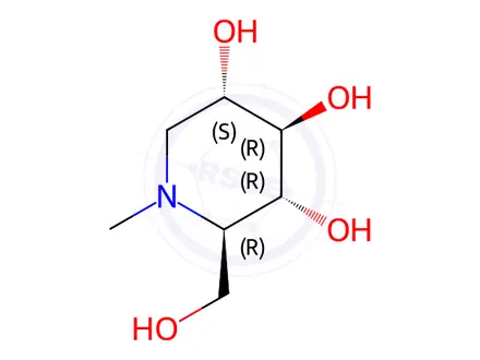 Chemical structure of Miglitol Impurity 13