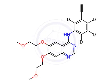 Chemical structure of Erlotinib D4