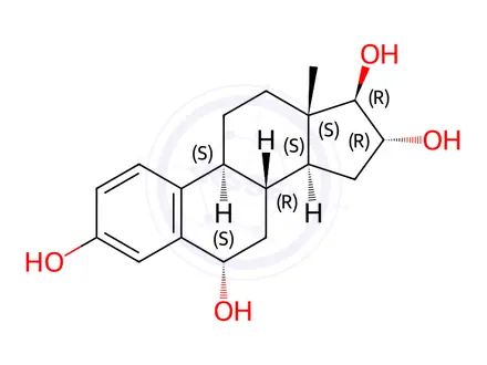 Chemical structure of Estriol Impurity 12