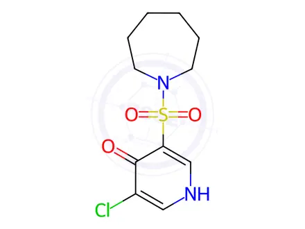 Chemical structure of 3-(Azepan-1-ylsulfonyl)-5-chloropyridin-4-ol