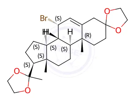 Chemical structure of Dydrogesterone Impurity 5