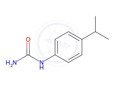 Chemical structure of 1-(4-Isopropylphenyl)urea