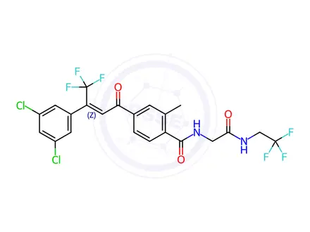 Chemical structure of Fluralaner Impurity 14