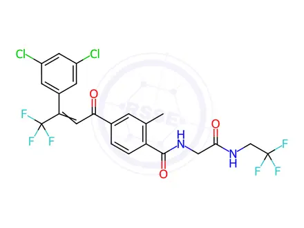 Chemical structure of Fluralaner Impurity 17