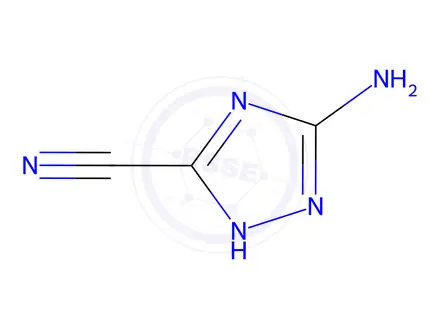 Chemical structure of 5-Amino-4H-1,2,4-triazole-3-carbonitrile