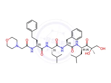 Chemical structure of Carfilzomib (2R,4R)-Diol