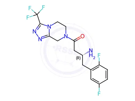 Chemical structure of Sitagliptin Impurity 47