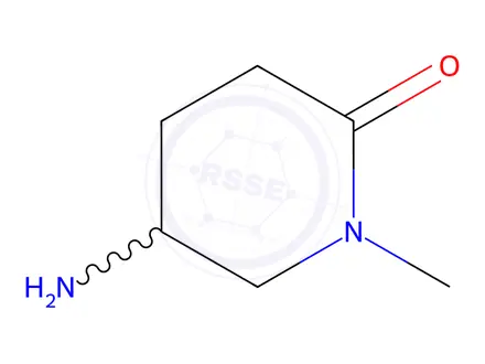 Chemical structure of 5-Amino-1-methylpiperidin-2-one