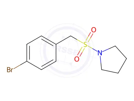 Chemical structure of 1-((4-Bromobenzyl)sulfonyl)pyrrolidine