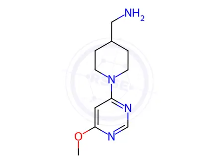 Chemical structure of [1-(6-Methoxy-pyriMidin-4-yl)-piperidin-4-yl]-Methyl-aMine hydrochloride