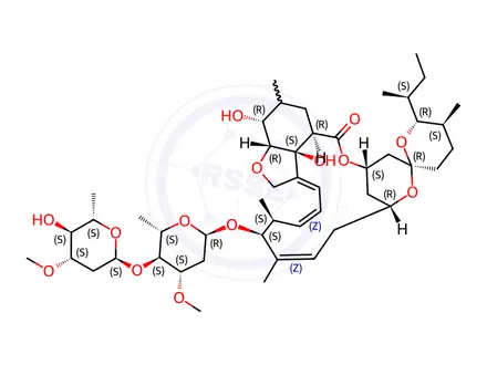 Chemical structure of Ivermectin EP Impurity K