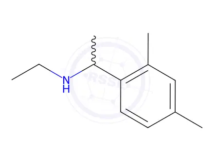 Chemical structure of 1-(2,4-Dimethylphenyl)-N-ethylethan-1-amine