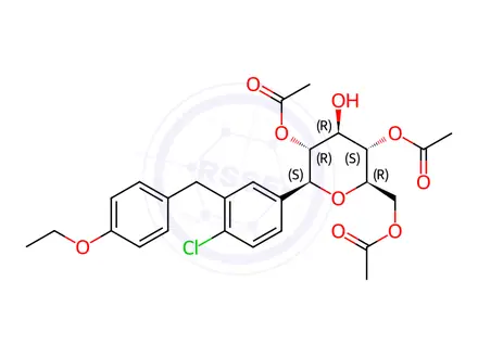 Chemical structure of Dapagliflozin Impurity 58