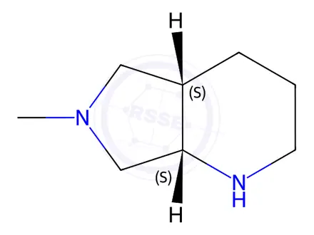 Chemical structure of (4aS,7aS)-6-methyl-octahydro-1H-pyrrolo[3,4-b]pyridine