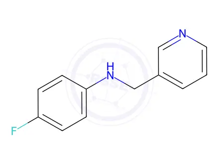 Chemical structure of (4-Fluoro-phenyl)-pyridin-3-ylmethyl-amine
