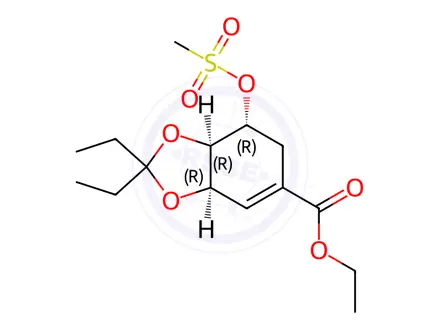 Chemical structure of Oseltamivir Impurity 63