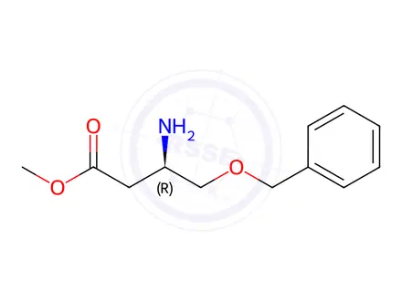 Chemical structure of Methyl (R)-3-amino-4-(benzyloxy)butanoate hydrochloride
