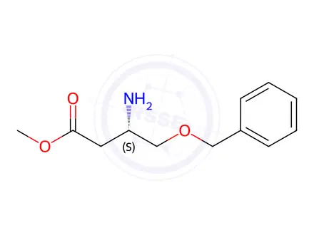 Chemical structure of Methyl (S)-3-amino-4-(benzyloxy)butanoate hydrochloride