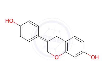 Chemical structure of (±)-Equol (94105-90-5)