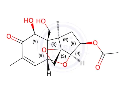 Chemical structure of 3-Acetyl Deoxynivalenol