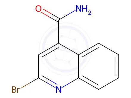 Chemical structure of 2-Bromoquinoline-4-carboxamide