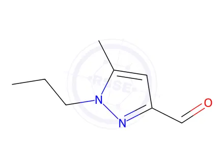 Chemical structure of 5-Methyl-1-propyl-1H-pyrazole-3-carbaldehyde