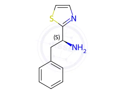 Chemical structure of (S)-2-phenyl-1-(thiazol-2-yl)ethanaMine hydrochloride