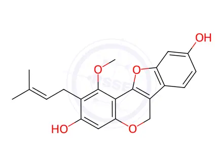 Chemical structure of Glyurallin A