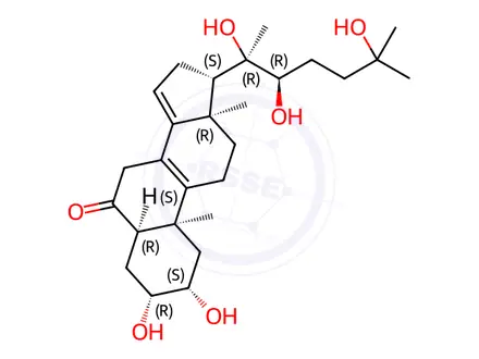 Chemical structure of Podecdysone B