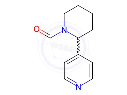 Chemical structure of 2-(Pyridin-4-yl)piperidine-1-carbaldehyde