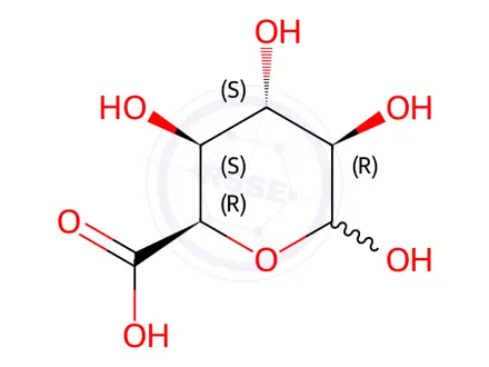 Chemical structure of Heparin Sodium Impurity 1 (L-Iduronic Acid)