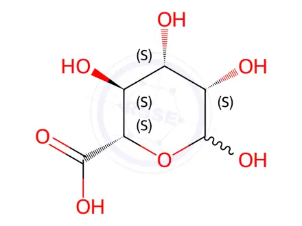 Chemical structure of Mannose Impurity 41 (D-Mannuronic Acid)