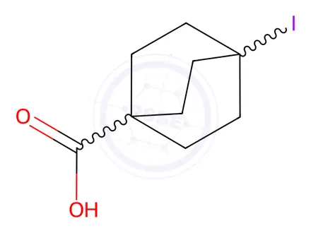 Chemical structure of 4-Iodobicyclo[2.2.2]octane-1-carboxylic acid