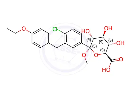 Chemical structure of Ertugliflozin Impurity 17