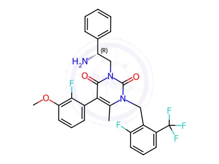 Chemical structure of Elagolix Impurity 7