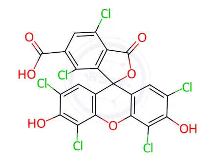 Chemical structure of 6-HEX