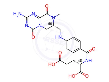 Chemical structure of Folic Acid Impurity 96